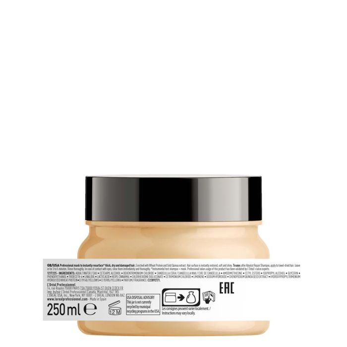 L’Oréal Professionnel Serie Expert Absolut Repair Maska 250ml deklaracija
