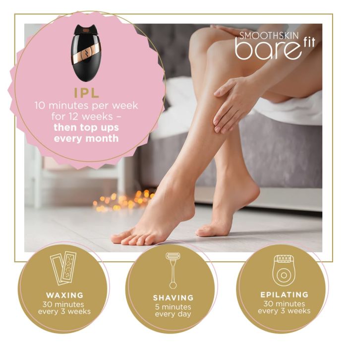 primena smoothskin bare fit uredjaja na nogama