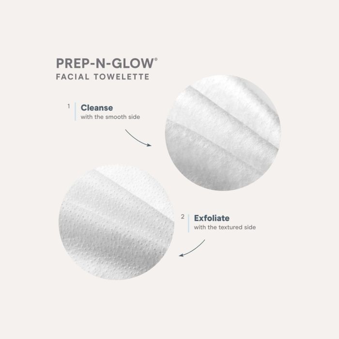 NuFace Prep-N-Glow maramice za čišćenje i piling